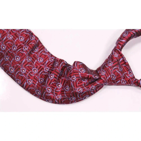 Robert Talbott VII Seven Fold 2/40 Red Silk Tie With Luxurious Display Box - Picture 2 of 8